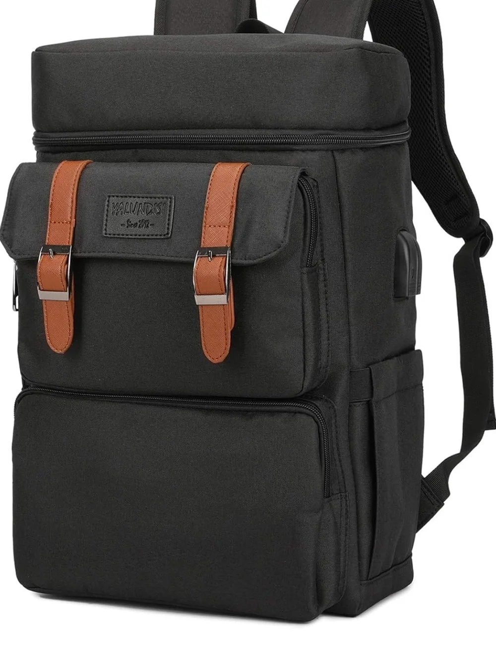 Black & Brown  Travel Backpack